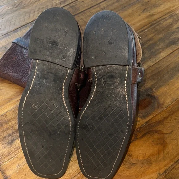 Vintage Frye Leather Harness Boots - Picture 2 of 5